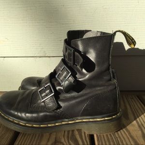 doc martens blake buckle boot